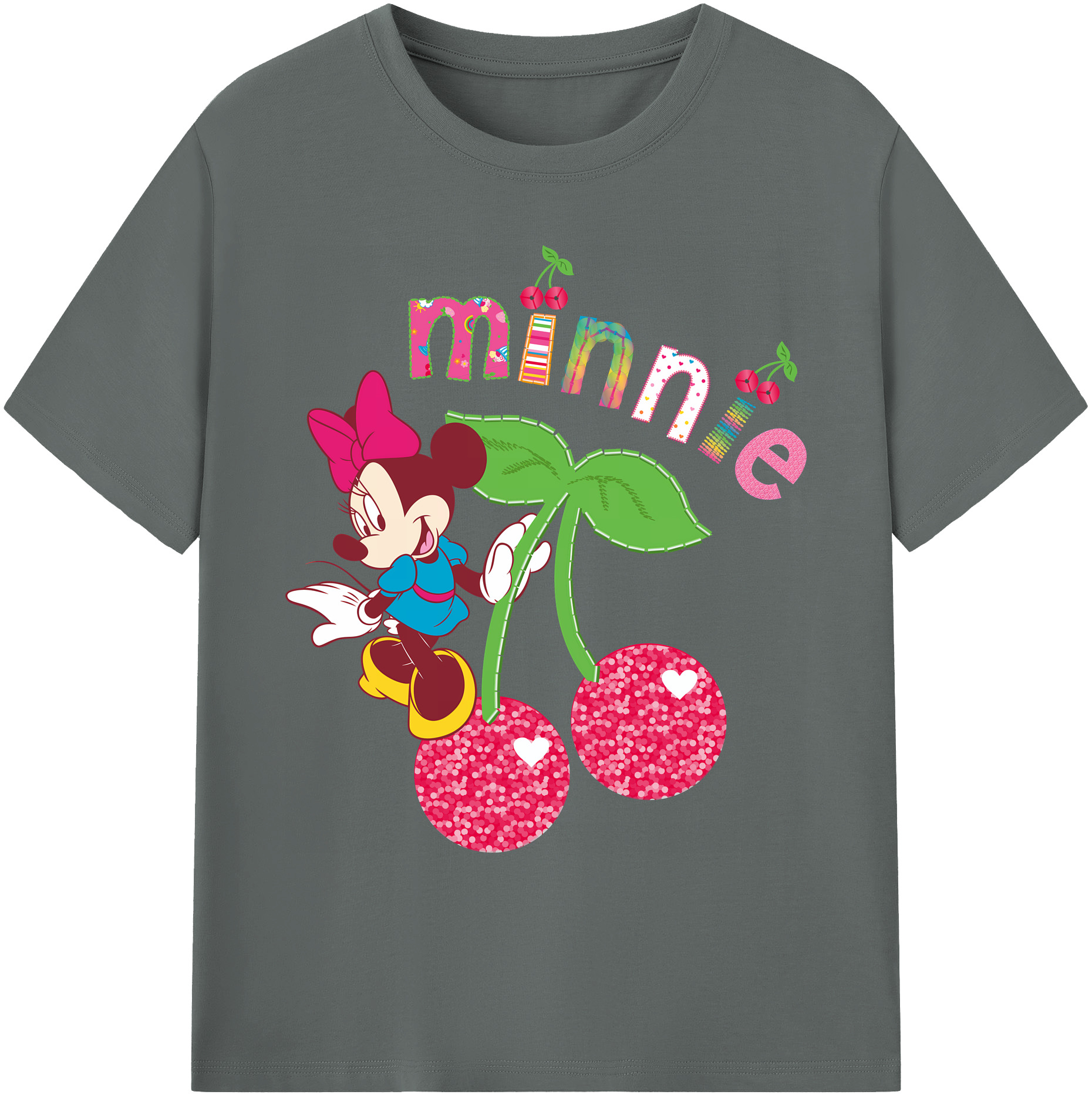 ミッキーマウス Mickey Mouse 綿100％ メンズ半袖Tシャツ｜肌触りやわらか＆通気性